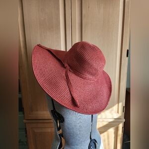 Women's Colored Straw Sun Hat